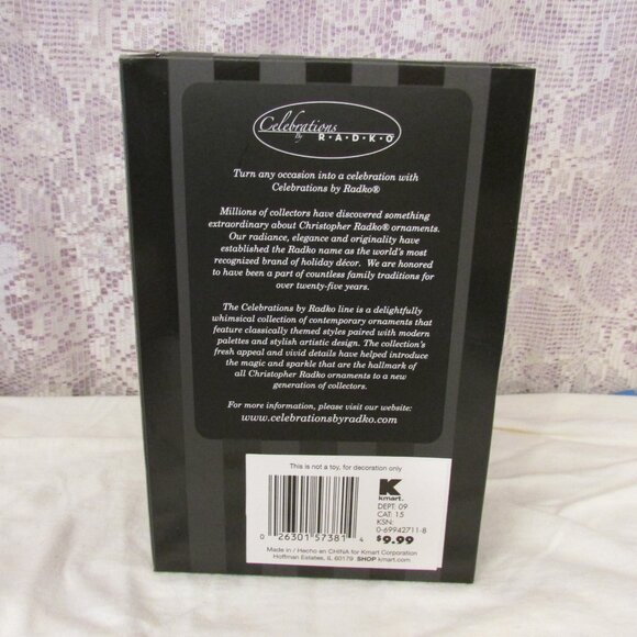 Celebrations By Radko Gingerbread Man Hand Crafted Glass Ornament 2012 - Picture 4 of 8